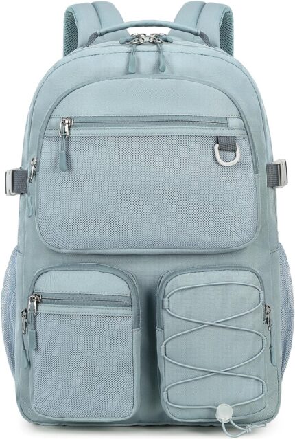 Lohol Water Resistant Backpack with Mulitiple Pockets for School