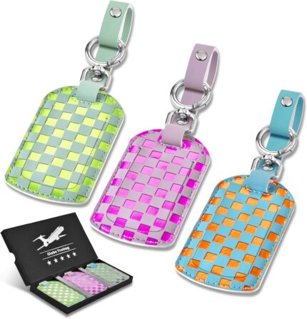 Luggage Tags for Suitcases Travel Accessories: Leather Luggage Tag 3