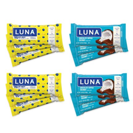 Luna Bar - Variety Pack - Chocolatey Dipped Coconut and LemonZest +