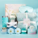 Luxury Spa Gift Basket for Women -Self Care Birthday Gifts Set with