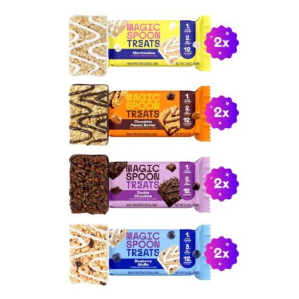 MAGIC SPOON Treats - High Protein Bars, Low Carb, Keto Friendly, Low