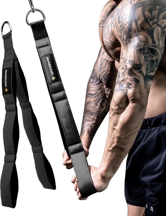 MANUEKLEAR Tricep Rope Cable Attachment Handles, Greater