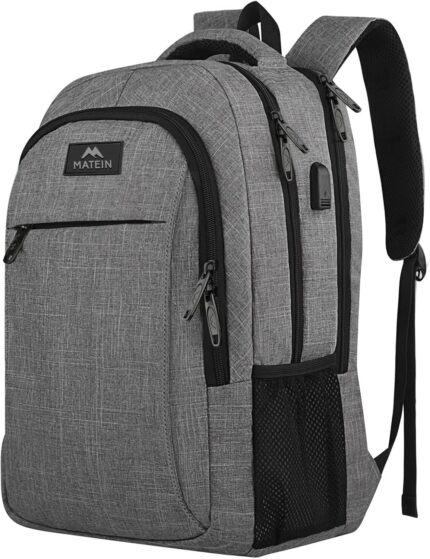 MATEIN Travel Laptop Backpack, Business Anti Theft Slim Sturdy Laptops