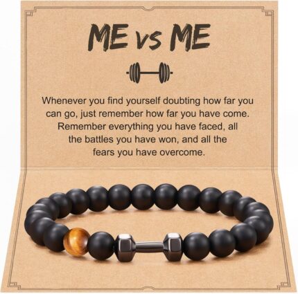 ME VS ME Inspirational Workout Gym Gifts for Men with