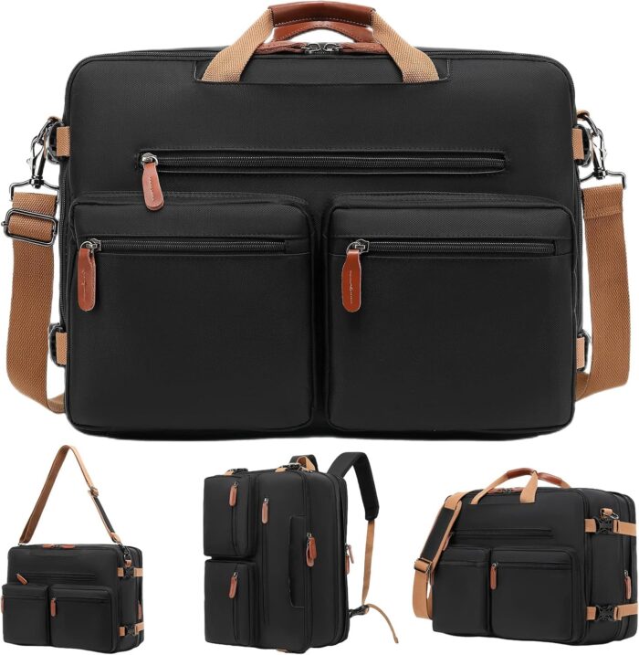 MOLNIA Expandable Laptop Backpack, 3 in 1 Laptop Bag, 17.3 inch