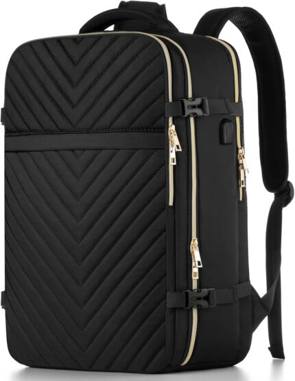 MOMUVO Carry On Backpack for Women,Flight Approved Large Travel Laptop