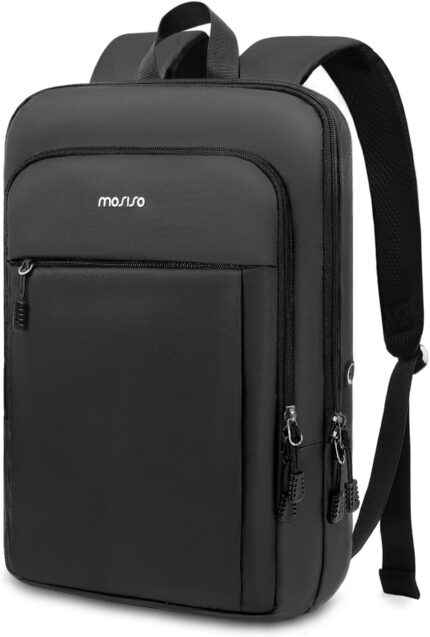 MOSISO Laptop Backpack for Men, Slim Lightweight Compact Computer
