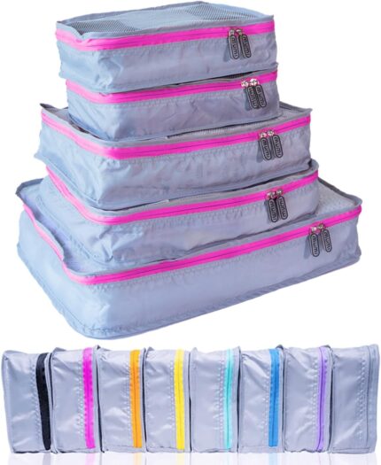 MUMI Packing Cubes – 5-Piece Compression Packing Cubes for Travel,