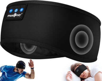 MUSICOZY Sleep Headphones Bluetooth 5.4 Headband, Sports Wireless