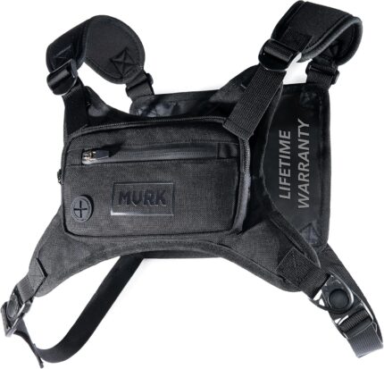 MVRK Water Resistant Chest Pack - Running Vest for Workouts,