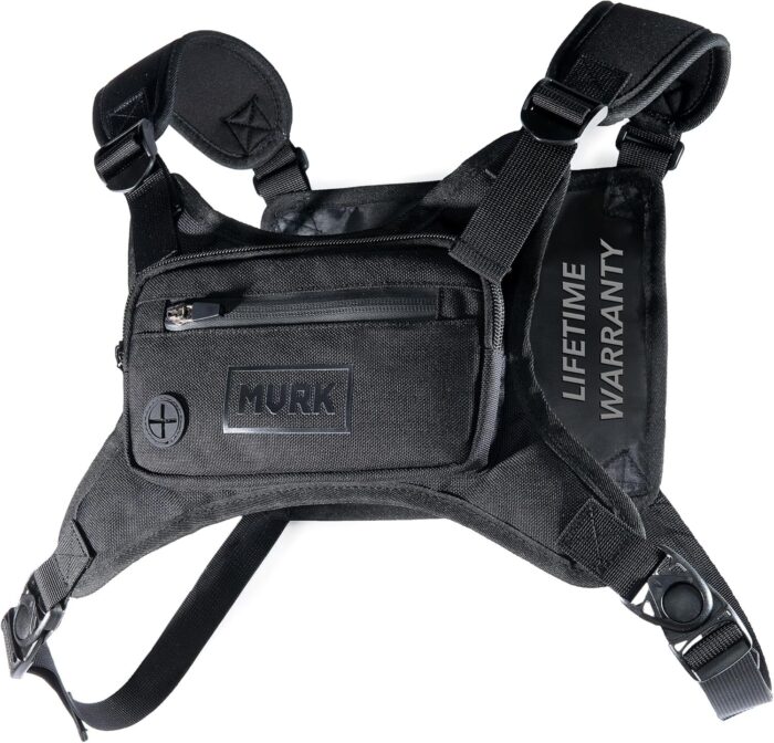 MVRK Water Resistant Chest Pack - Running Vest for Workouts,