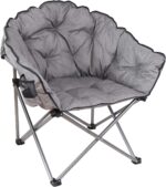MacSports C932S-129 Padded Cushion Outdoor Folding Lounge Patio Club