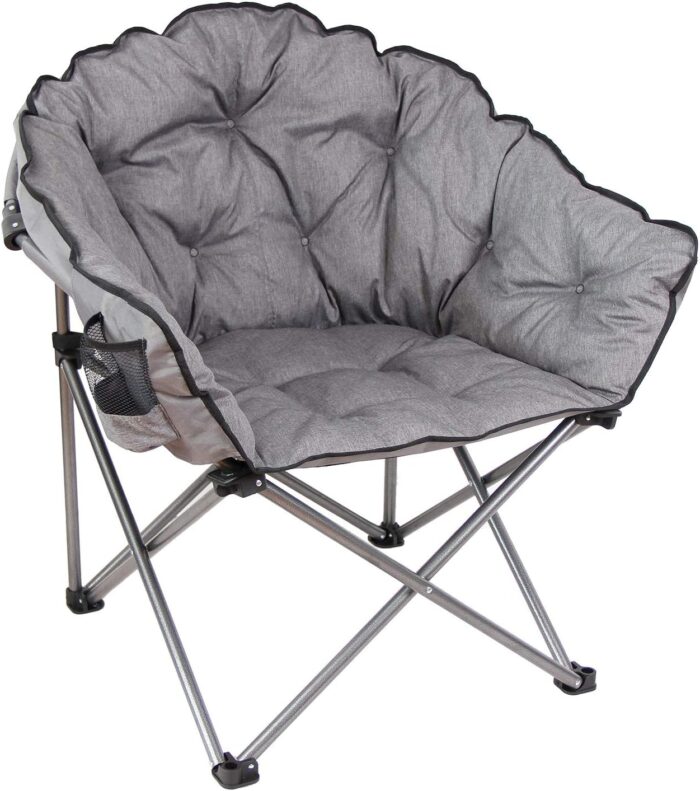 MacSports C932S-129 Padded Cushion Outdoor Folding Lounge Patio Club