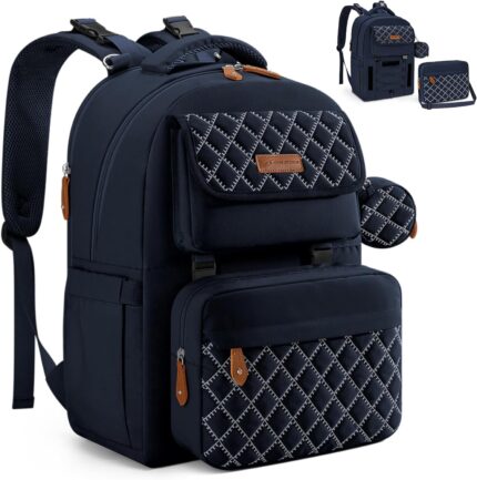 Maelstrom Diaper Bag Backpack - Expandable Large Baby Bag for 2