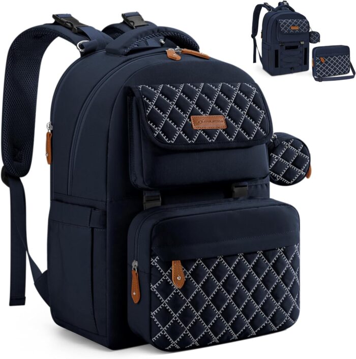 Maelstrom Diaper Bag Backpack - Expandable Large Baby Bag for 2