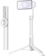 Magnetic Selfie Stick & Tripod for iPhone, 64' Phone Stand with Remote