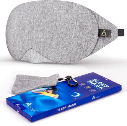 Mavogel Cotton Sleep Mask - Updated Design Light Blocking Sleep Eye