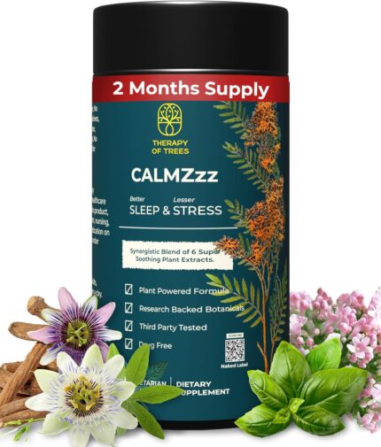 Melatonin Free Sleep Aid,100% Natural| Only Plants Nothing Else,