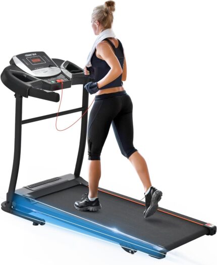 Merax Electric Folding Treadmills for Home 3 Level Incline