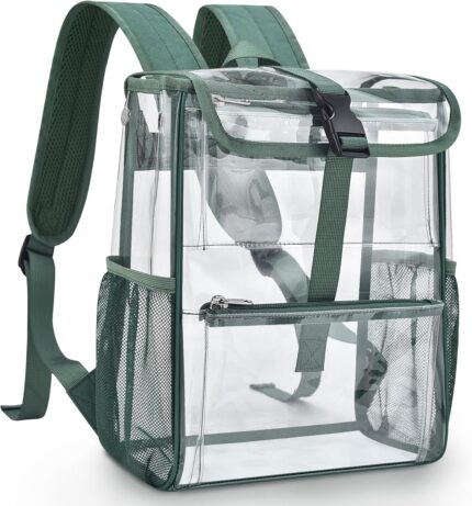 Mildbeer Clear Backpack for Stadium Events, Concerts & Travel -