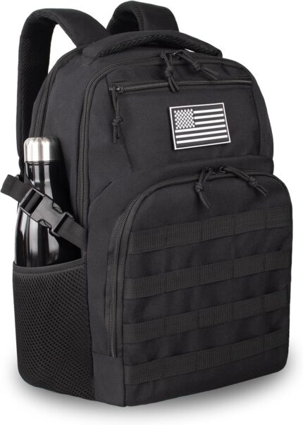 Military Tactical Backpack for Travel Hiking,Black Backpack for Men
