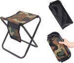Mini Portable Folding Stool, Camping Fishing Stool for Adults Fishing