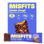 Misfits Vegan Protein Bars, Cookie Dough - Updated Recipe | Plant