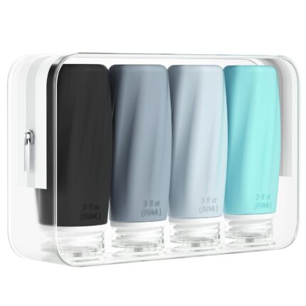 Morfone Travel Bottles Set for Toiletries, TSA Approved Travel Size