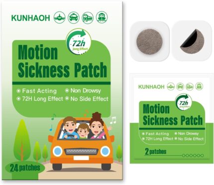 Motion Sickness Patches, Sea Sickness Patch with Waterproof and Non