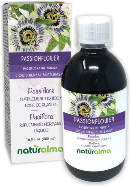 Naturalma Passionflower (Passiflora incarnata) herb with Flowers