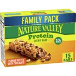 Nature Valley Chewy Granola Bars, Protein, Peanut Butter Dark