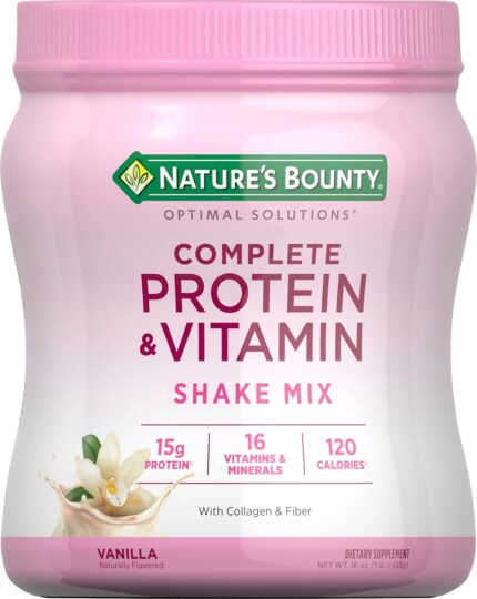 Nature’s Bounty Complete Protein & Vitamin Shake Mix with Collagen &