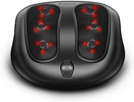 Nekteck Foot Massager with Heat, Shiatsu Heated Electric Kneading Foot
