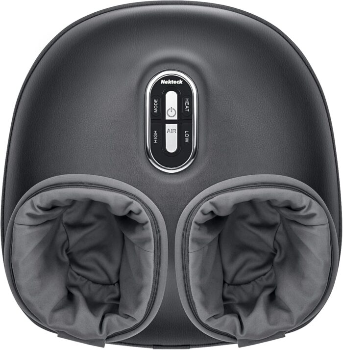 Nekteck Shiatsu Foot Massager Machine with Soothing Heat, Deep