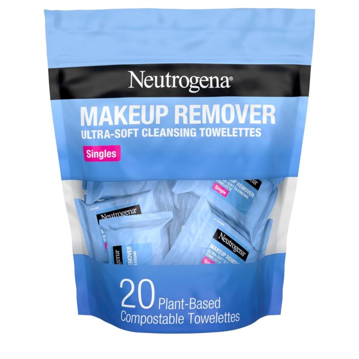 Neutrogena Makeup Remover Wipes Singles, Individually Wrapped Face