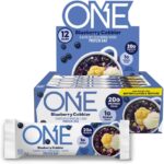ONE Protein Bars, Blueberry Cobbler, Gluten Free with 20g Protein and