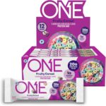 ONE Protein Bars, Fruity Cereal, Gluten Free with 20g Protein and 1g
