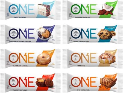ONE Protein Bars, Sampler Variety Pack, Gluten Free with 20g Protein