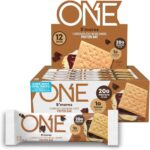 ONE Protein Bars, Smores, Gluten Free with 20g Protein and 1g Sugar,