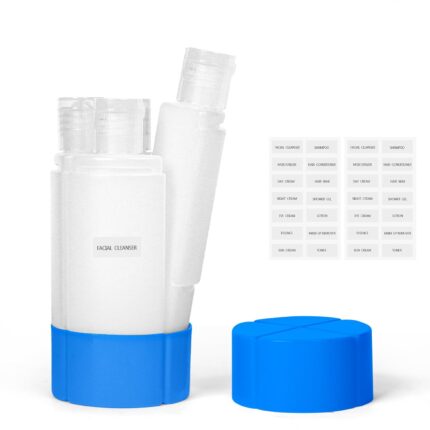 Olatay 4-in-1 Leak-Proof Travel Bottle, 4 * 60ml/2oz, with 2