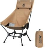 OneTigris Dragonhide Oversized Camping Chair with Pillow Design,