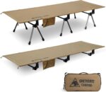 OneTigris SUPRANUBIS Camping Cot, Height Adjustable with Cot Leg