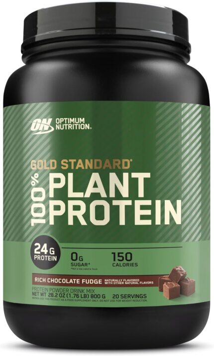 Optimum Nutrition Gold Standard 100% Plant Based Protein Powder,