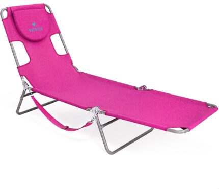 Ostrich 72" x 22" Chaise Lounge Portable Lightweight Reclining
