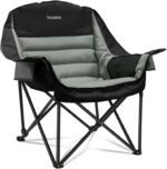 Oversized Camping Chair, Portable Folding Camping Chairs with Side