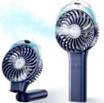 PANERGY Handheld Misting Fan, Rechargeable Portable with Mist,
