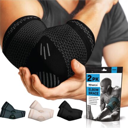 POWERLIX Elbow Orthopedic Brace Compression Support (Pair) - Elbow