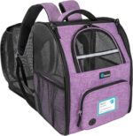 PetAmi Dog Cat Backpack Carrier, Expandable Pet Carrier Backpack for