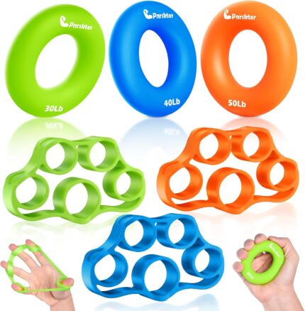 Pnrskter Hand Grip Strengthener, Finger Exerciser, Grip