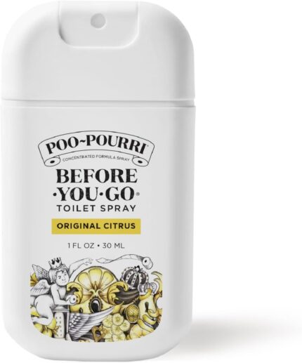 Poo-Pourri Before-You-Go Toilet Spray, Original Citrus, 1 Fl Oz Pocket